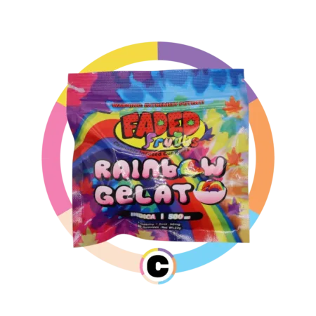 Faded Fruits Rainbow Gelato | 500mg