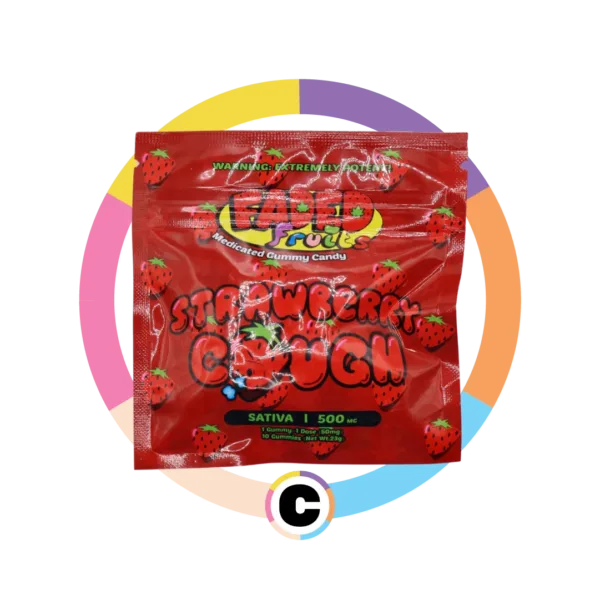Faded Fruits Strawberry Cough | 500mg