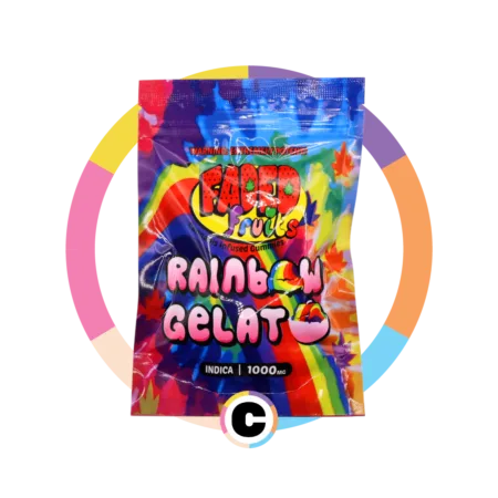 Faded Fruits Rainbow Gelato | 1000mg