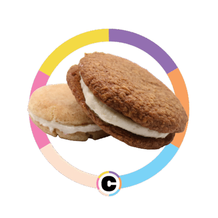 Infused Oatmeal Cream Pie | 200mg