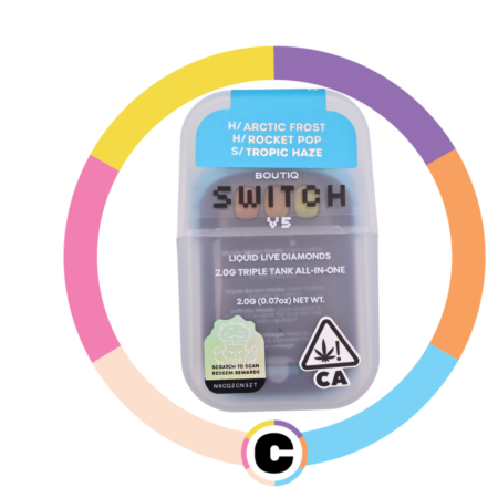 Boutiq Switch V5 Arctic Frost (H) x Rocket Pop (H) x Tropic Haze (S)